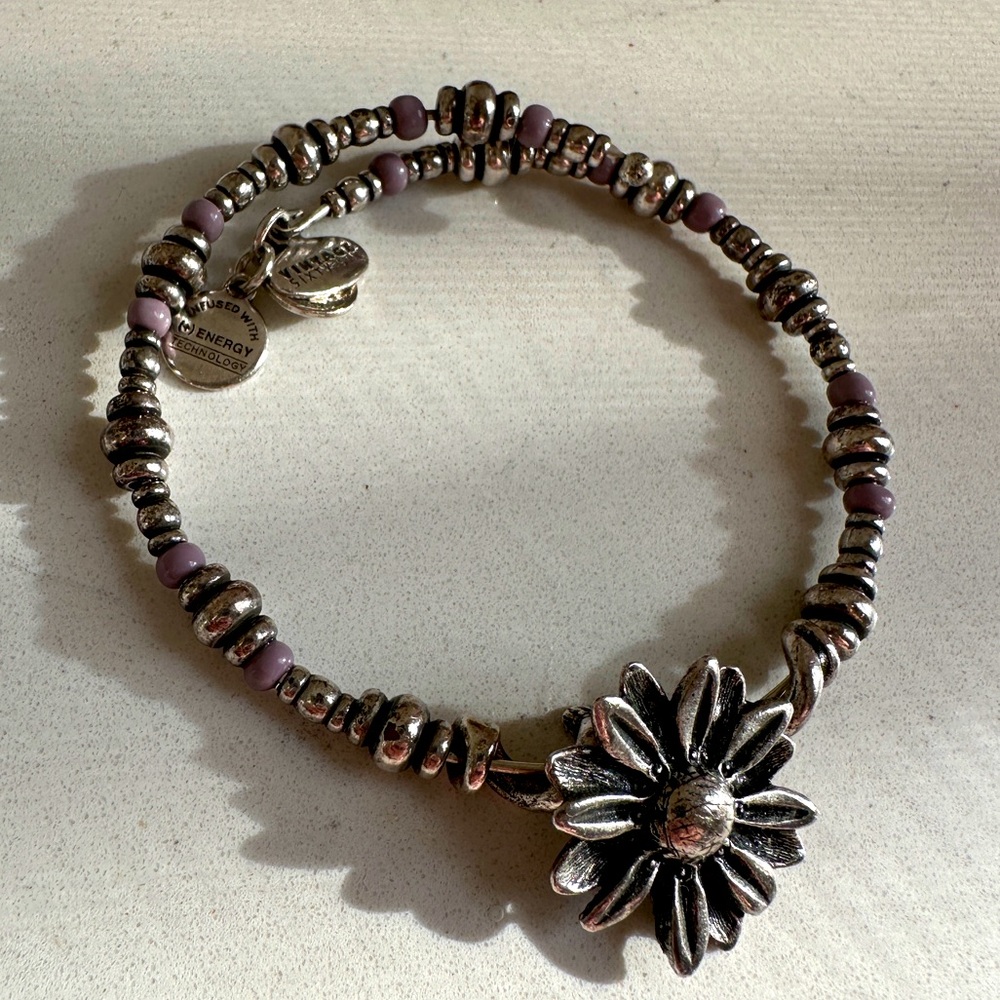 Alex & Ani Vintage Sunflower Wrap Bracelet